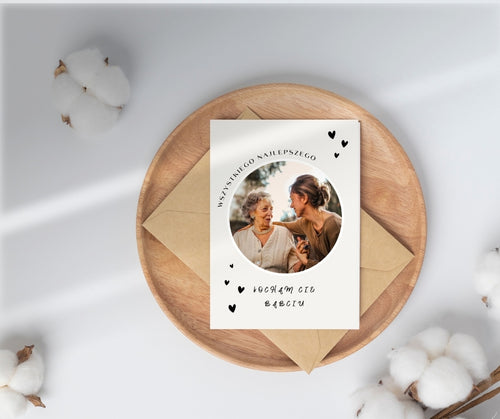 Kartka na każdą okazję ze zdjęciem - pionowa 3