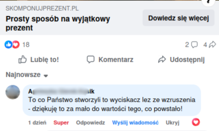 Opinia facebook - Grudzień 2025