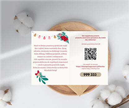 Kartka świąteczna 2 pionowa