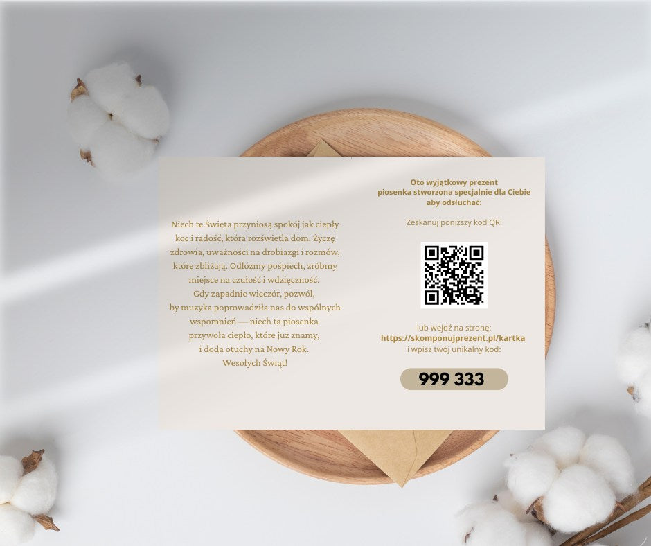 Świąteczna ze zdjęciem 2 pionowa