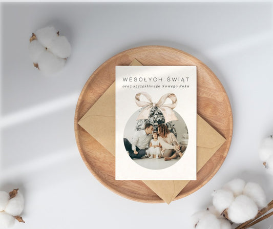 Świąteczna ze zdjęciem 4 pionowa