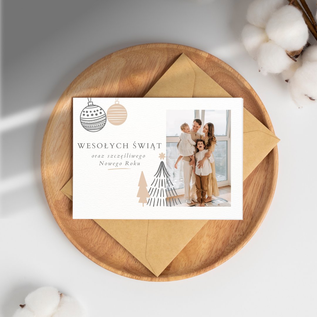 Świąteczna ze zdjęciem 2 pozioma