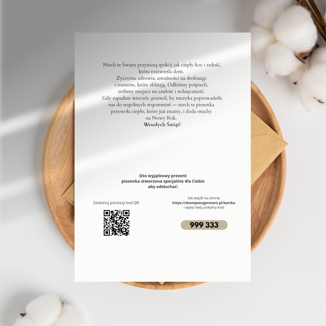 Świąteczna ze zdjęciem 3 pozioma