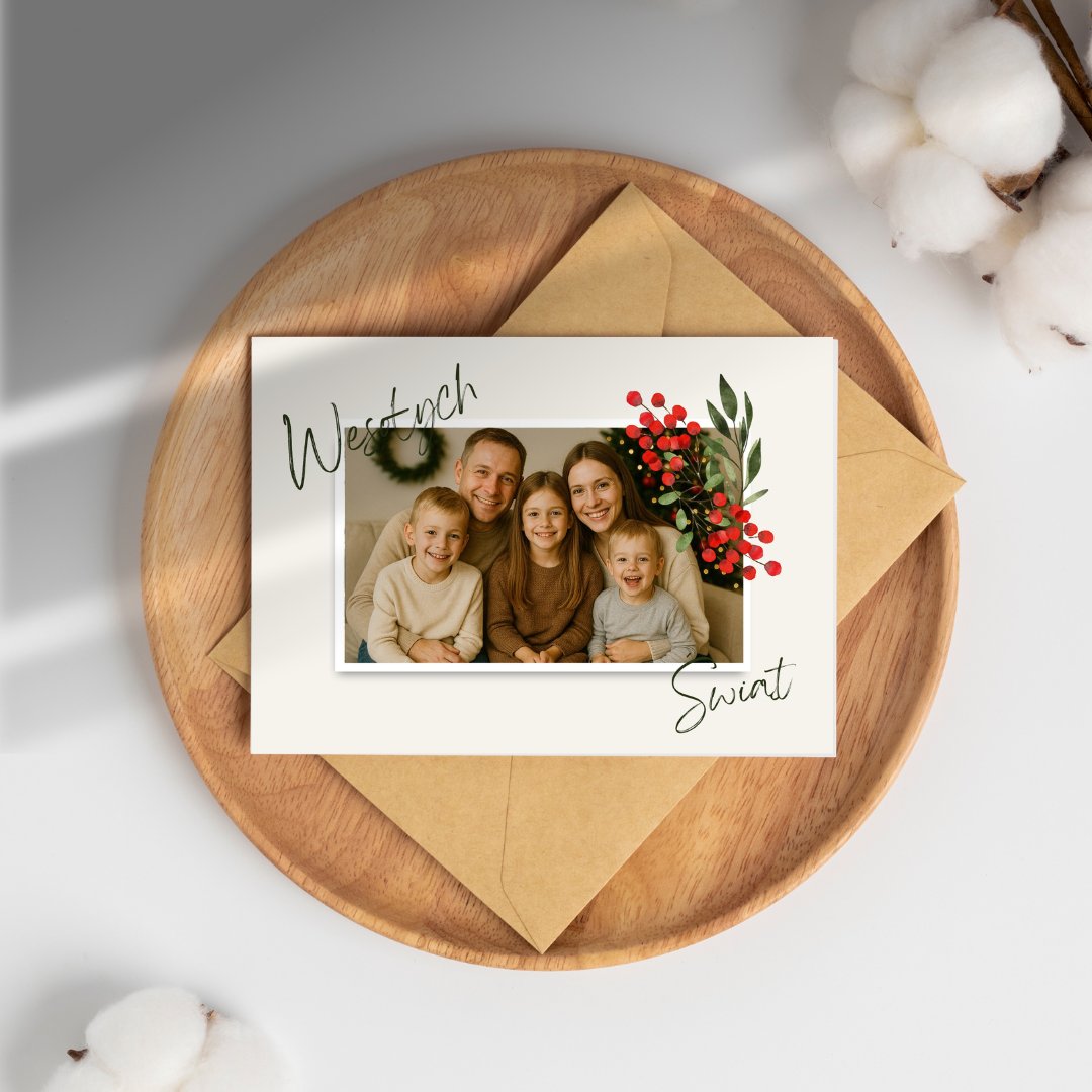 Świąteczna ze zdjęciem 4 pozioma