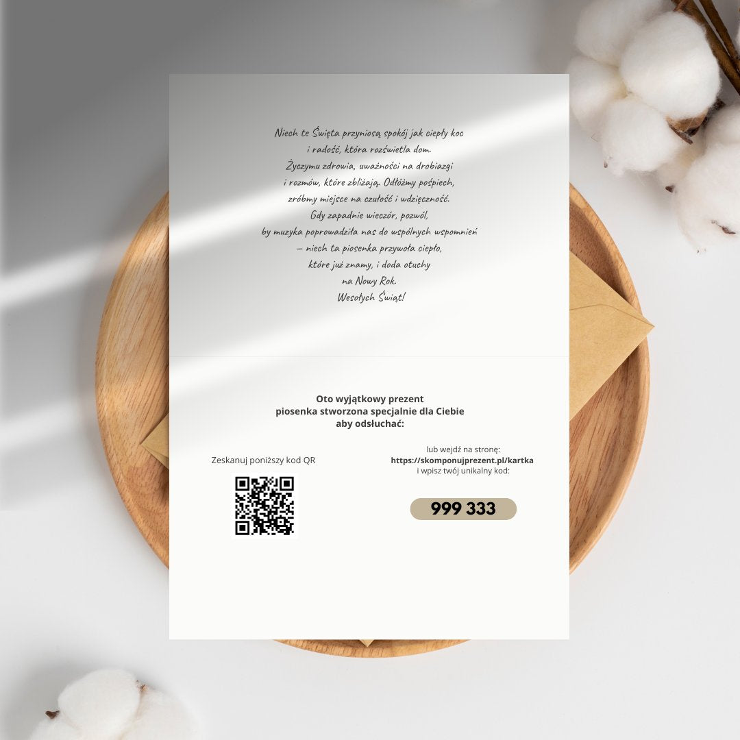 Świąteczna ze zdjęciem 4 pozioma