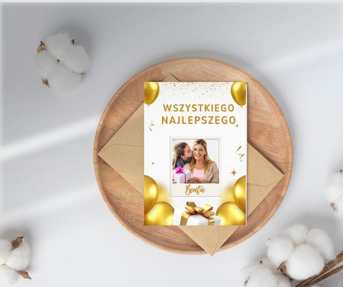 Kartka na każdą okazję ze zdjęciem - pionowa 2